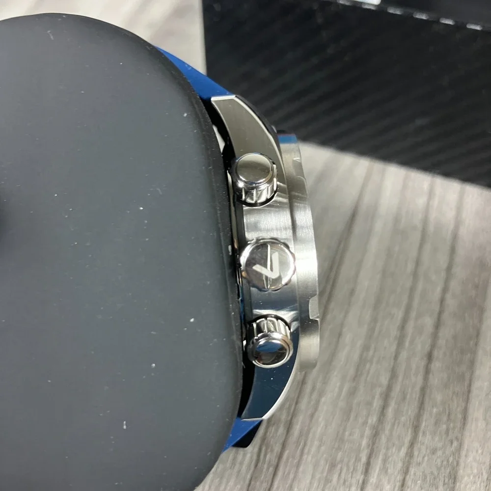 InfraRed‎ IR-CHA-014 Challenger Rally Blue Band w/Pine Watch Face - $225 List!